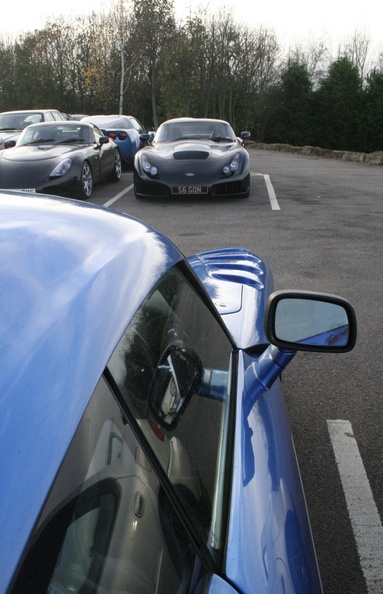 My TVR Sagaris in the foreground and Dean's as the main subject. flickr-4549426046.jpg