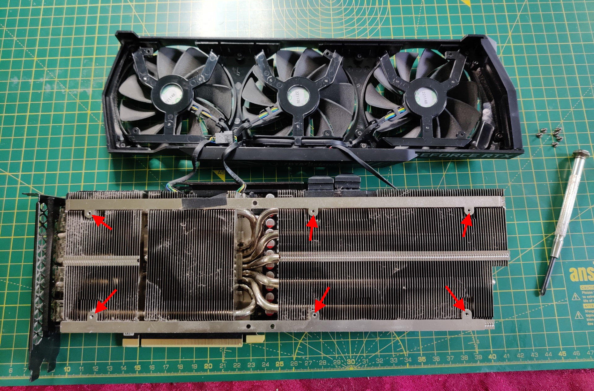 Fan shroud removal